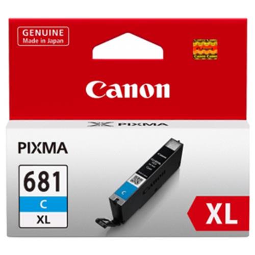image of Canon CLI681XLC Cyan High Yield Ink Cartridge