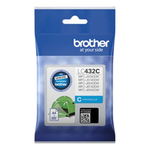 image of Brother LC432C Cyan Ink Cartridge
