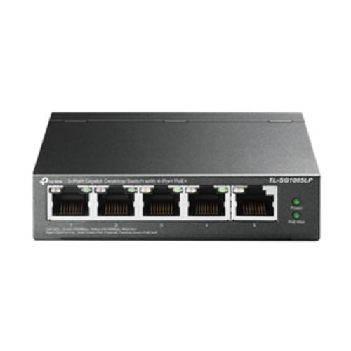 image of TP-Link SG1005LP 5 Port Gigabit Switch with 4x PoE+ Ports