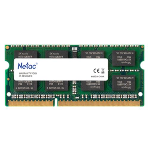 image of Netac Basic 4GB DDR3L-1600 C11 SoDIMM Lifetime wty