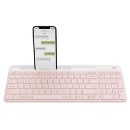image of Logitech K580 Multi-Device Wireless Keyboard - Rose