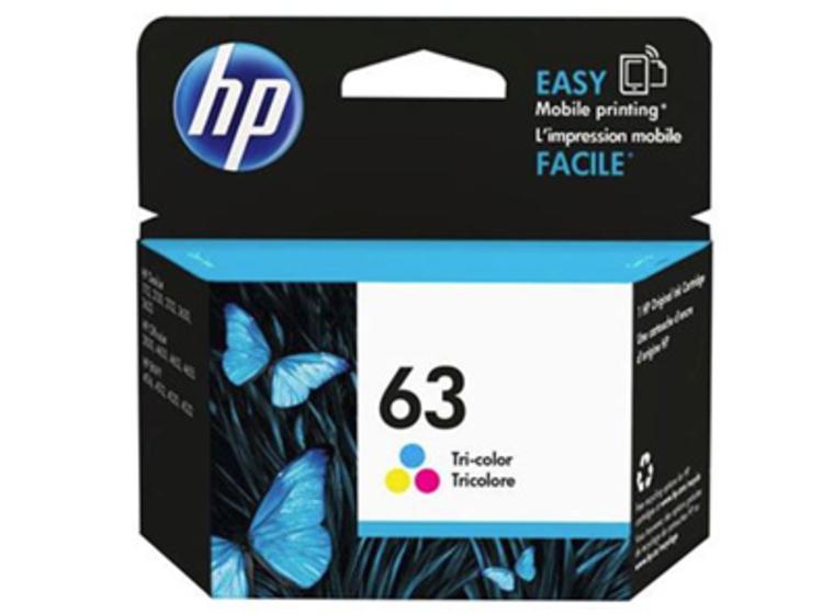 product image for HP 63 Tri-Colour Ink Cartridge
