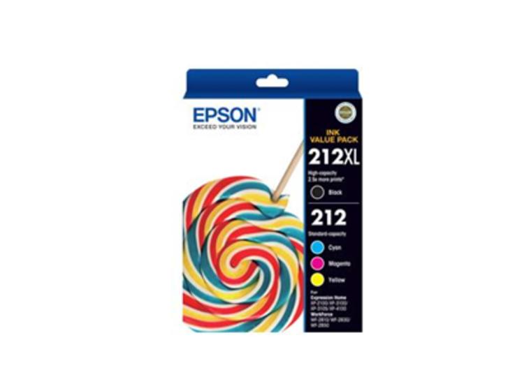 product image for Epson 212XL BK + 212 C/M/Y 4 Ink Cartridge Value Pack