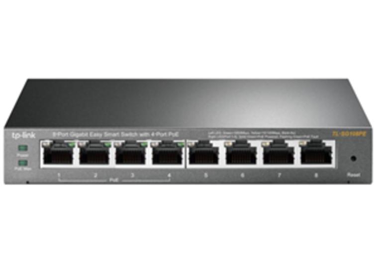product image for TP-Link SG108PE 8 Port Gigabit Switch Easy Smart 4x PoE Ports