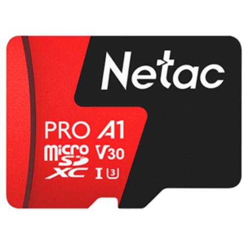 image of Netac P500 Extreme Pro microSDXC V30 Card with Adapter 256GB