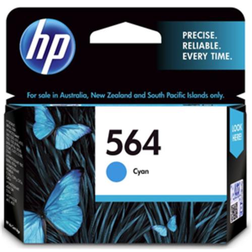 image of HP 564 Cyan Ink Cartridge  