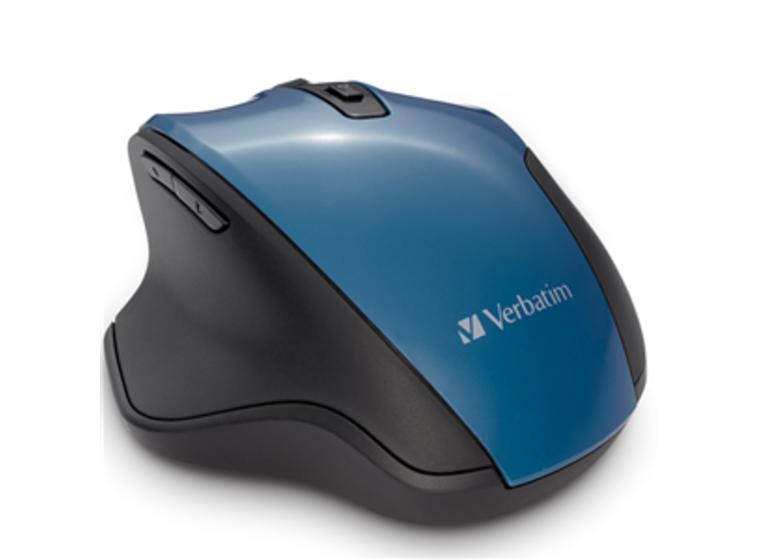 product image for Verbatim Silent Ergonomic Wireless Blue LED Mouse - Teal