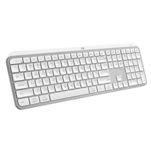 image of Logitech MX Keys S Wireless Keyboard - Pale Grey