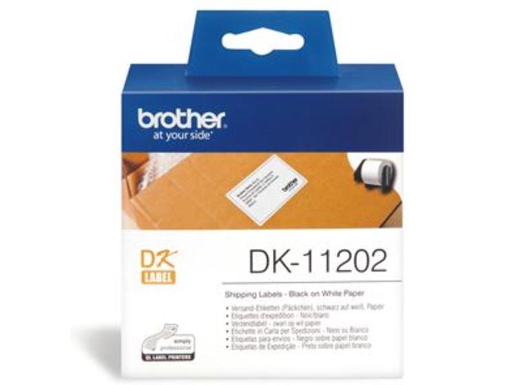 product image for Brother DK11202 300 Shipping/Name Badge Labels 62mm x 100mm
