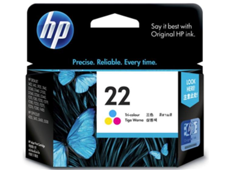 product image for HP 22 Tri-color Ink Cartridge