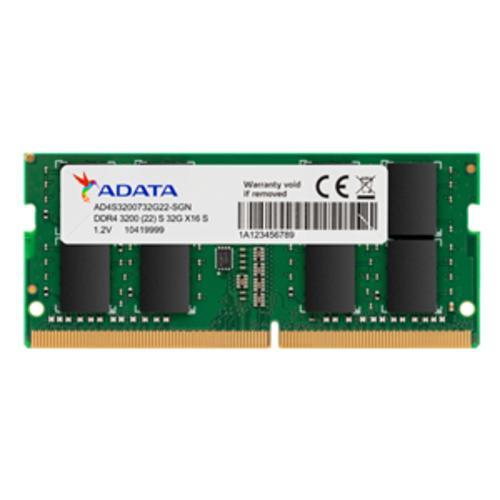 image of ADATA 32GB DDR4-3200 2048x8 SODIMM Lifetime wty