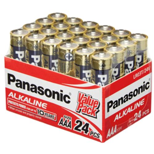 image of Panasonic AAA Alkaline Battery 24 Pack