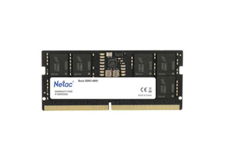 product image for Netac Basic 8GB DDR5-4800 C40 SoDIMM Lifetime wty