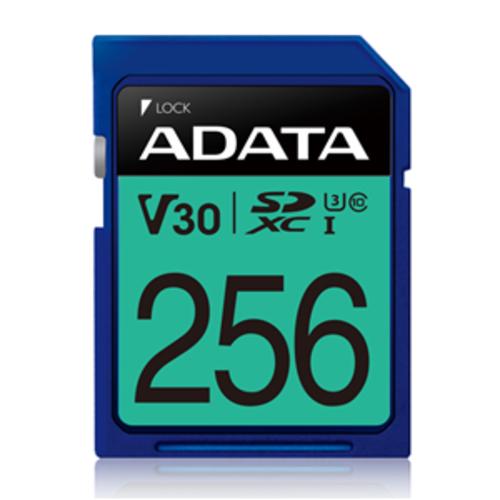 image of ADATA Premier Pro UHS-I U3 V30 SDXC Card 256GB