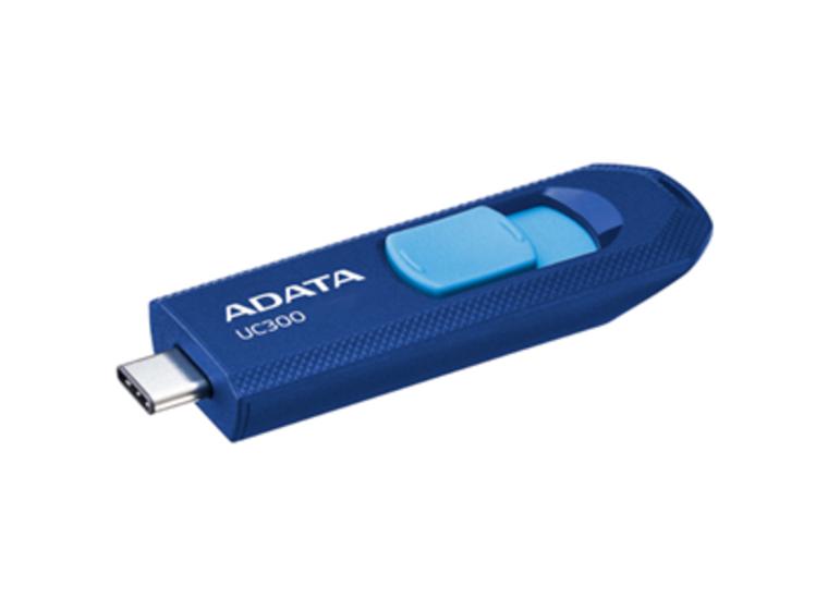 product image for ADATA UC300 Retractable USB3.2 Type-C 64GB Blue Flash Drive