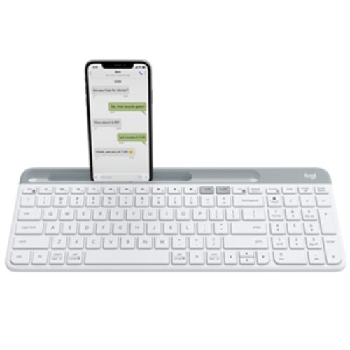 image of Logitech K580 Multi-Device Wireless Keyboard - White
