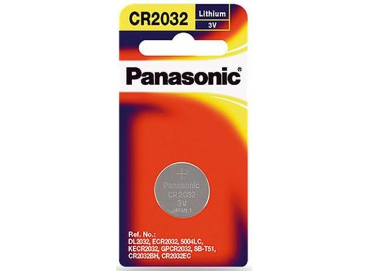 product image for Panasonic Lithium 3V Coin Battery CR2032 1 Pack