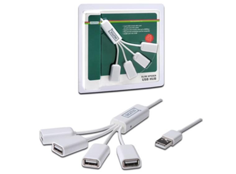 product image for Digitus 4 Port USB 2.0 Mini Spider Hub