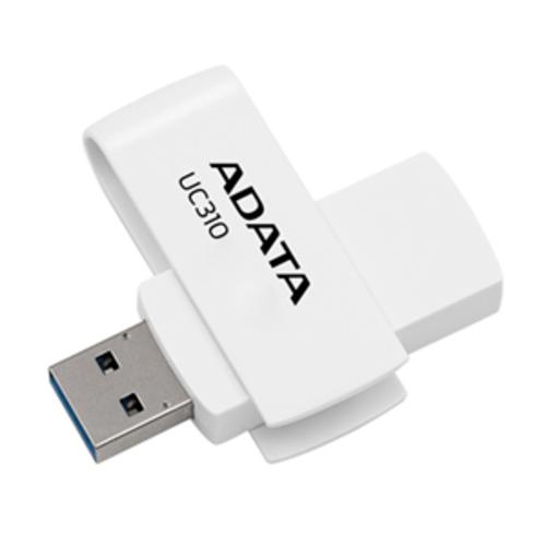 image of ADATA UC310 Swivel USB3.2 32GB White Flash Drive