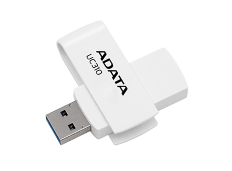 product image for ADATA UC310 Swivel USB3.2 32GB White Flash Drive
