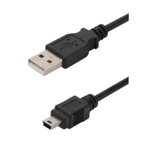image of Digitus USB 2.0 Type A (M) to mini USB Type B (M)  1.8m Cable.