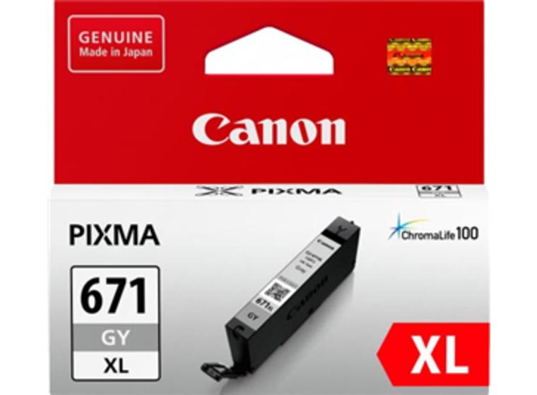 product image for Canon CLI671XGY Grey High Yield Ink Cartridge