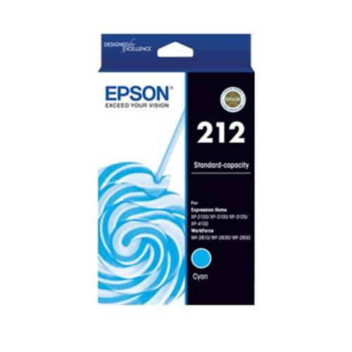 image of Epson 212 Cyan Ink Cartridge