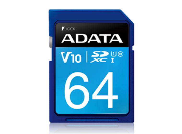 product image for ADATA Premier UHS-I V10 SDXC Card 64GB