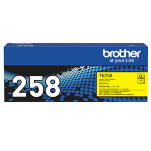 image of Brother TN258Y Toner Yellow