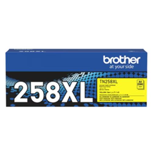 image of Brother TN258XLY High Yield Toner Yelllow