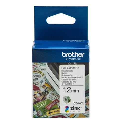 image of Brother CZ-1002 12mm Printable Roll Cassette