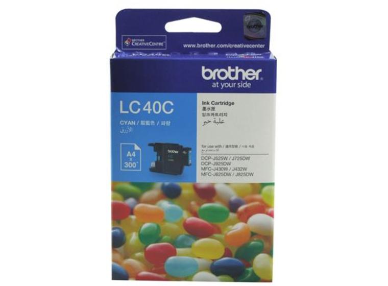 product image for Brother LC40C Cyan Ink Cartridge