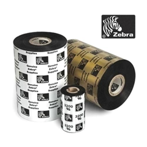 image of Zebra 110mm X 74m Wax/Resin Ribbon - Glossy Labels