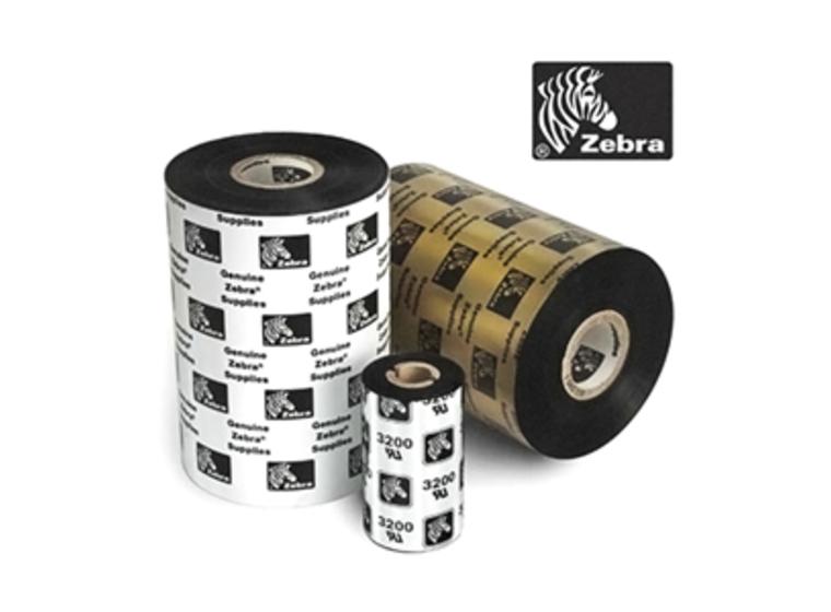 product image for Zebra 110mm X 74m Wax/Resin Ribbon - Glossy Labels