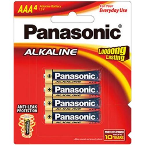 image of Panasonic AAA Alkaline Battery 4 Pack