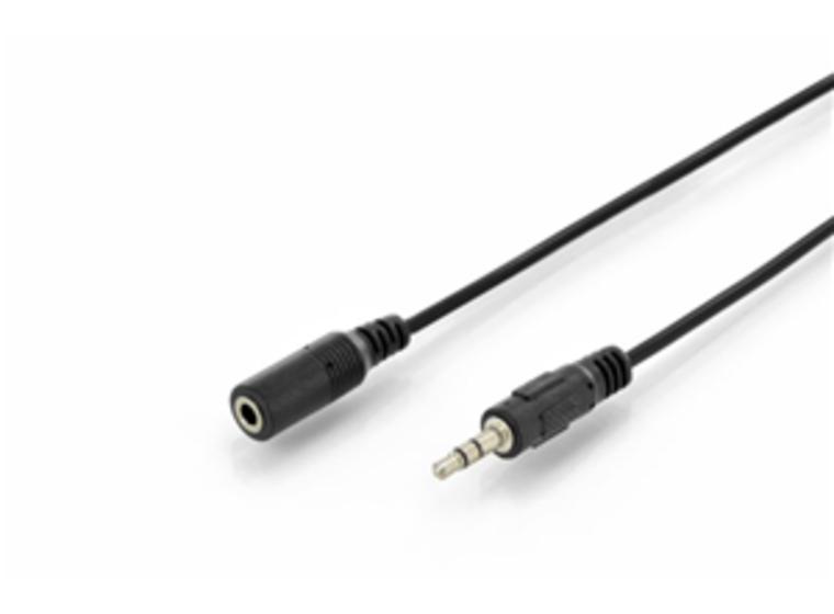 product image for Digitus 3.5mm (M) to 3.5mm (F) 1.5m Stereo Audio Extension Cable