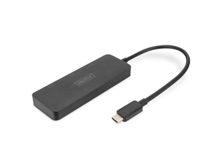 product image for DIGITUS 3-Port MST Video Hub (USB-C -> 3x HDMI) 