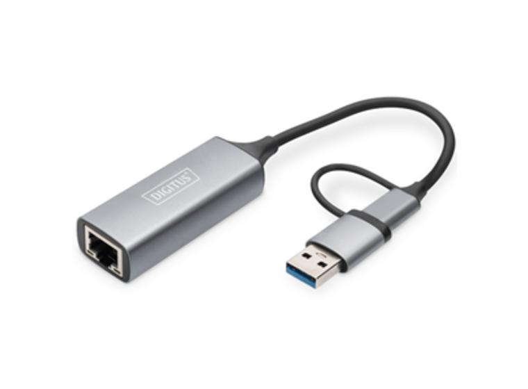 product image for Digitus 2.5G Ethernet USB-C Adapter 0.15m