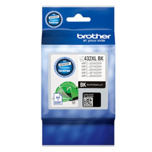 image of Brother LC432XLBK Black High Yield Ink Cartridge