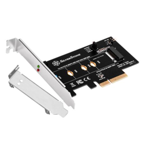 image of SilverStone ECM21-E M.2 to PCIe x4 Adapter Expansion Card