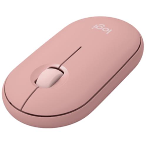image of Logitech M350S Pebble 2 USB Wireless/Bluetooth Mouse - Tonal Rose