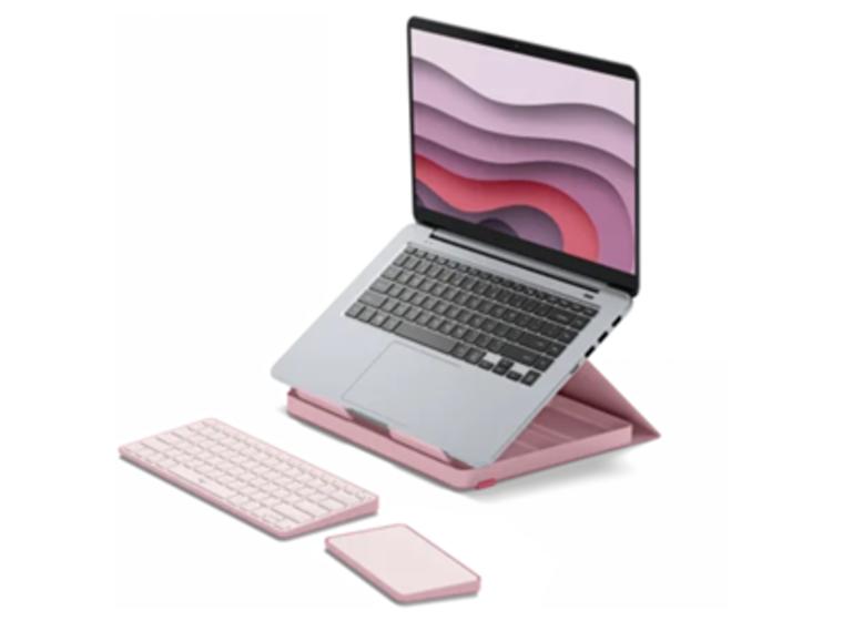 product image for Logitech Casa Pop-Up Laptop Desk - Pink