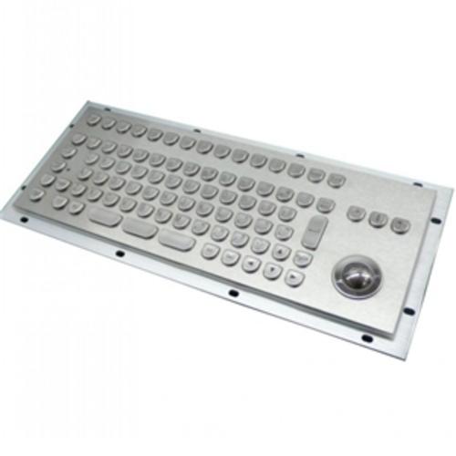 image of Inputel KB205 Stainless Steel Keyboard + Trackball IP65 - USB