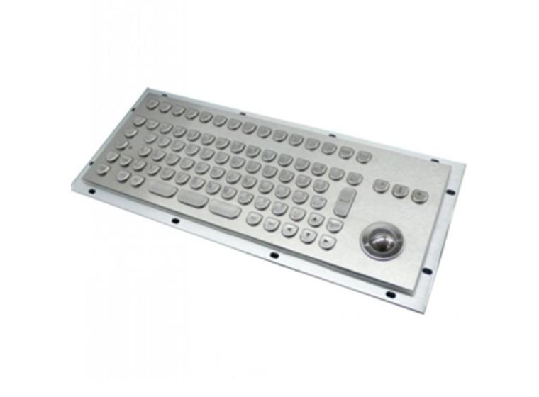 product image for Inputel KB205 Stainless Steel Keyboard + Trackball IP65 - USB