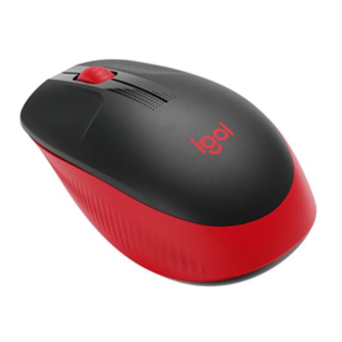 image of Logitech M190 Full Size Wireless Mouse - Red