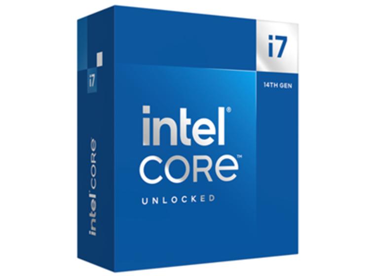 product image for Intel Core i7-14700KF 20C/28T (8P+12E Core) CPU LGA1700 No Fan,No gfx