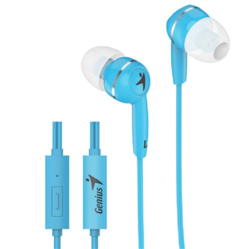 image of Genius HS-M320 Blue In-Earphones with Inline Mic