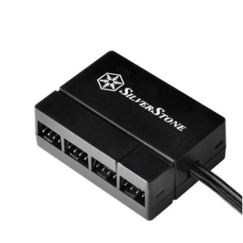 image of Silverstone CPF04 1 to 8 PWM Fan Controller Hub
