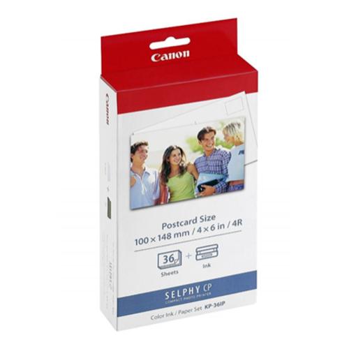 image of Canon KP-36IP Selphy 6x4 Photo Paper & Ink Kit - 36 Sheets