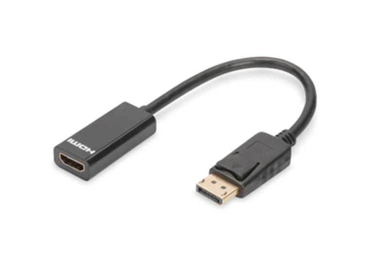 product image for Ednet DisplayPort v1.2 (M) to HDMI Type A (F) 0.15m Adapter Cable